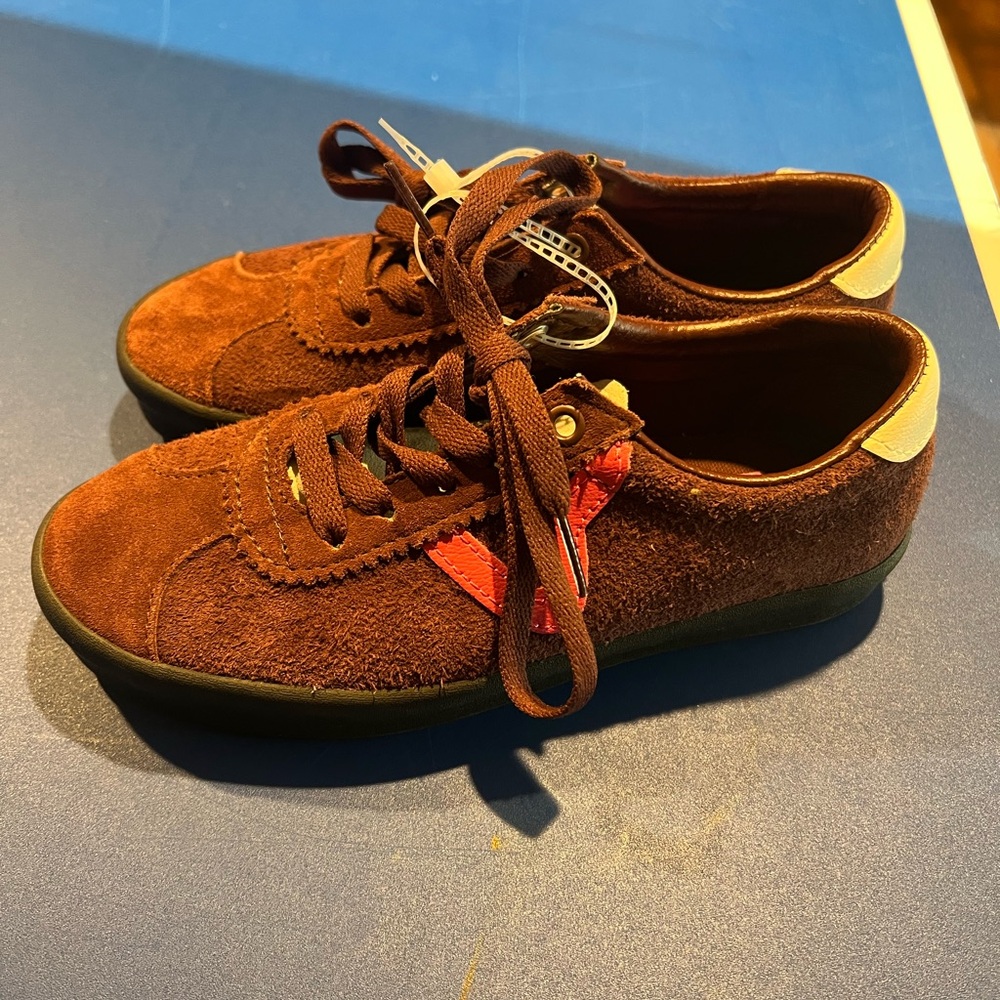 NEW Vans Off The Wall Sport Low Top Sneaker Pop Brown Pink Suede M 4 W 5.5 - Picture 4 of 5